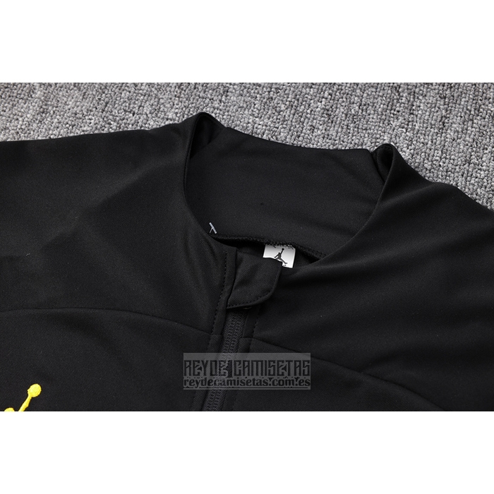 Chandal de Chaqueta del Paris Saint-Germain Jordan Nino 2023-2024 Negro